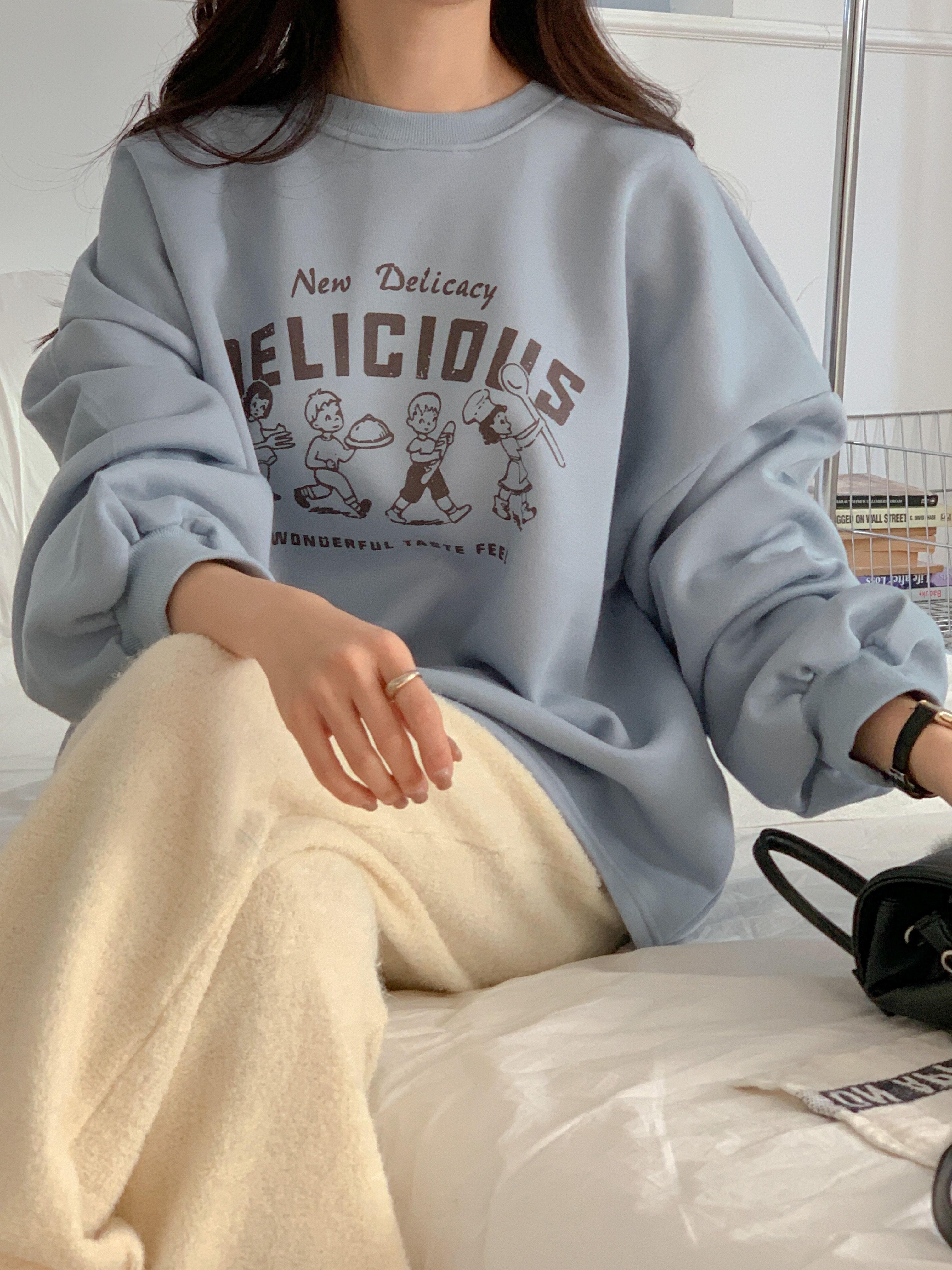 裏起毛DELICIOUSプリントスウェット | 詳細画像5