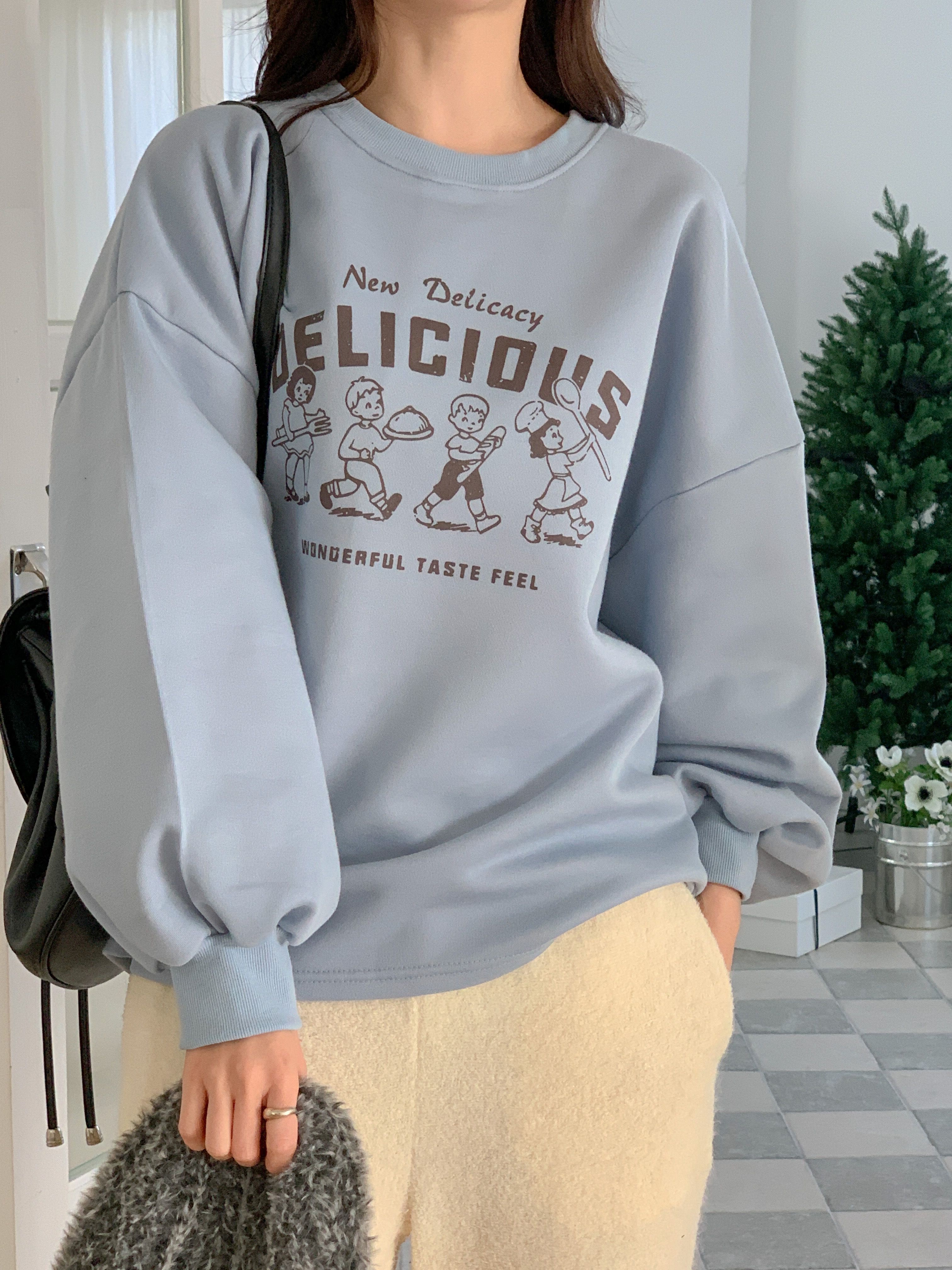 裏起毛DELICIOUSプリントスウェット | 詳細画像8