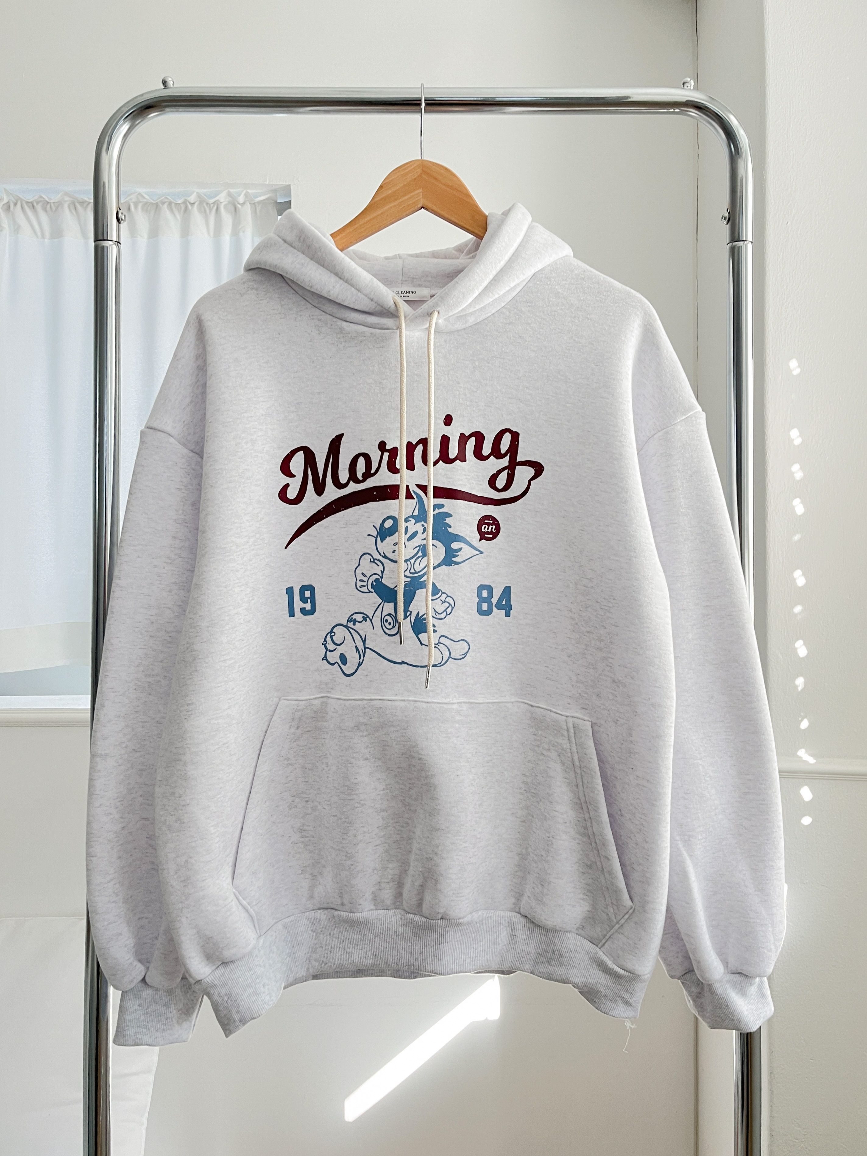 裏起毛Morningプリントマフポケットパーカー | 詳細画像12