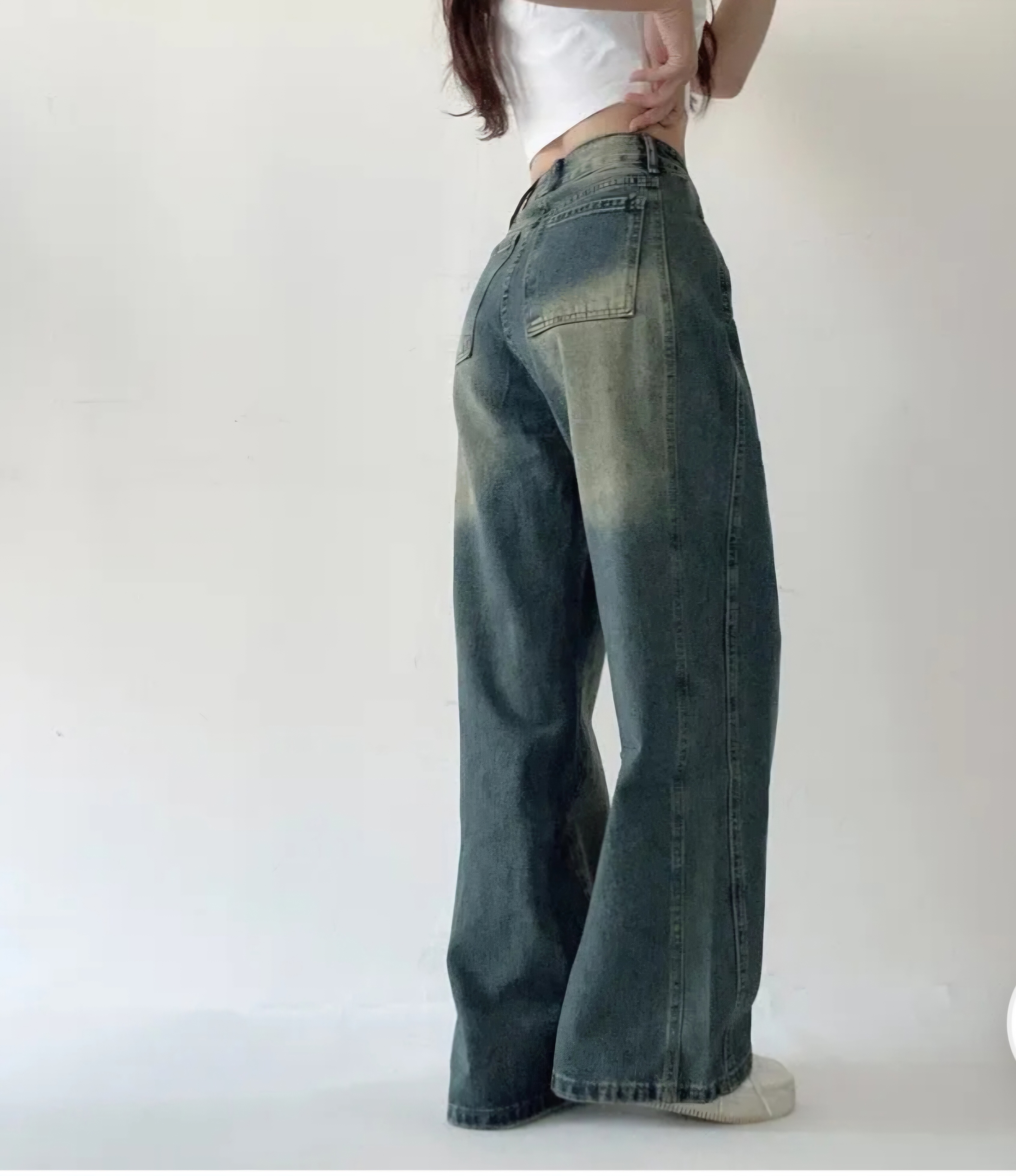 サイドタックボリュームアップデニムパンツ | 詳細画像8