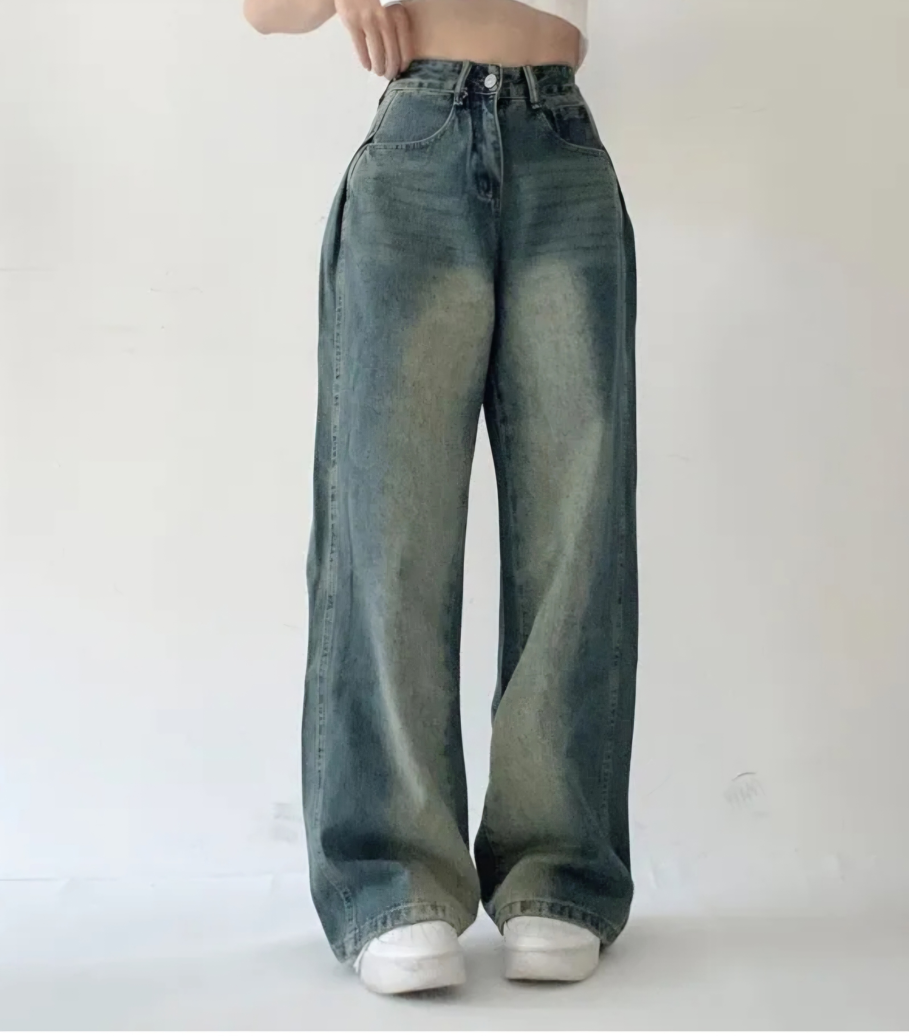 サイドタックボリュームアップデニムパンツ | 詳細画像9