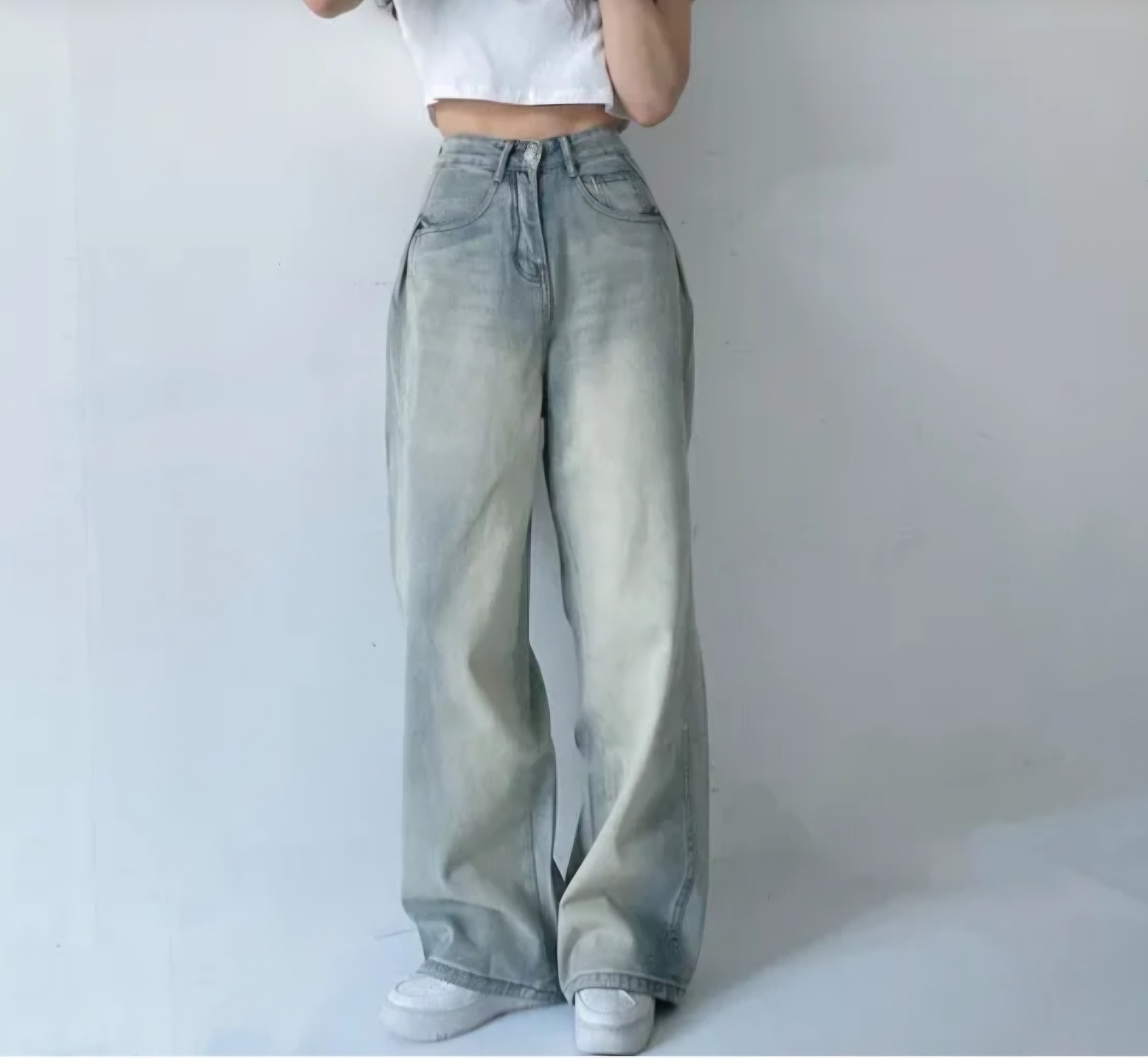 サイドタックボリュームアップデニムパンツ | 詳細画像10