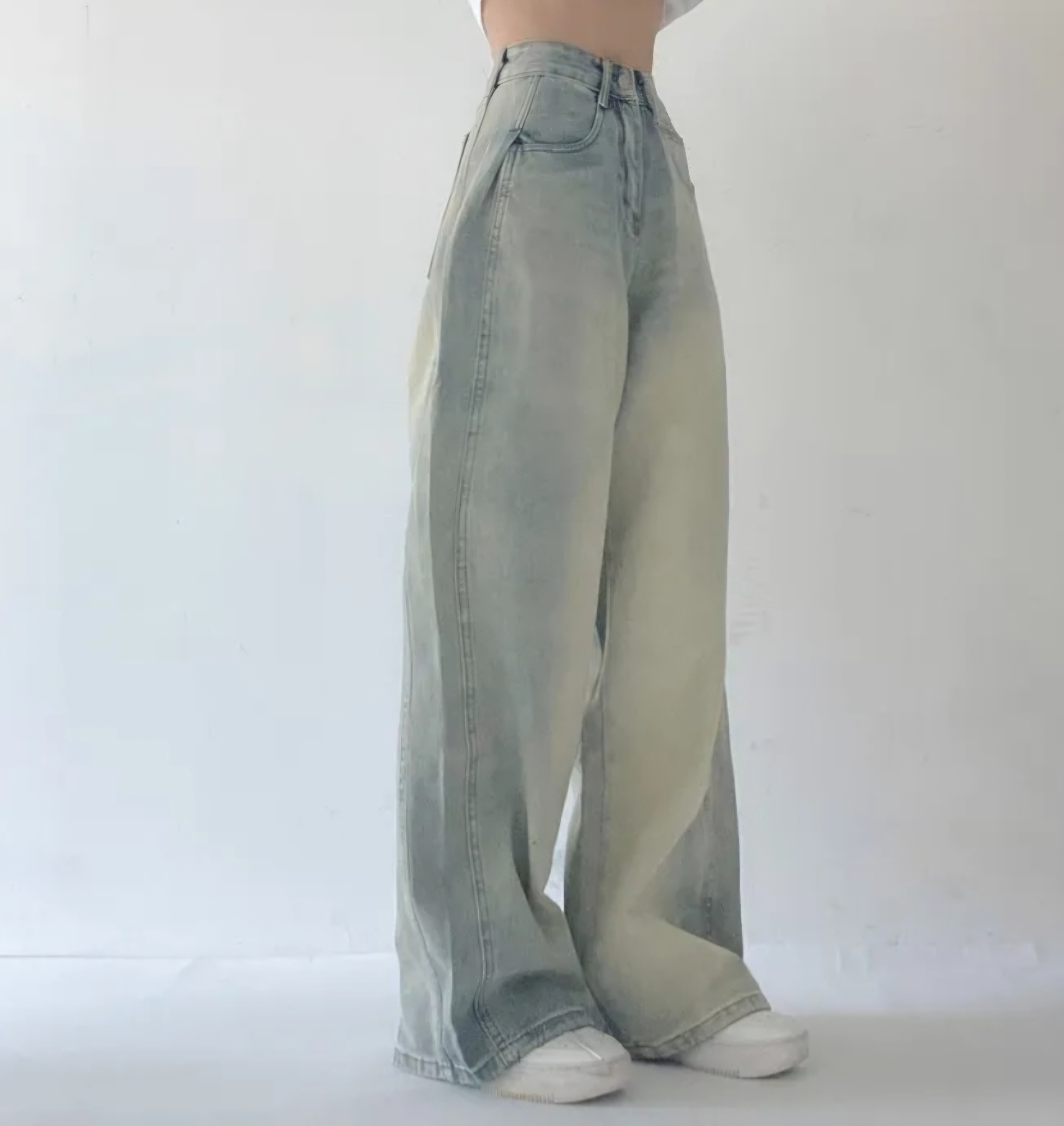 サイドタックボリュームアップデニムパンツ | 詳細画像12