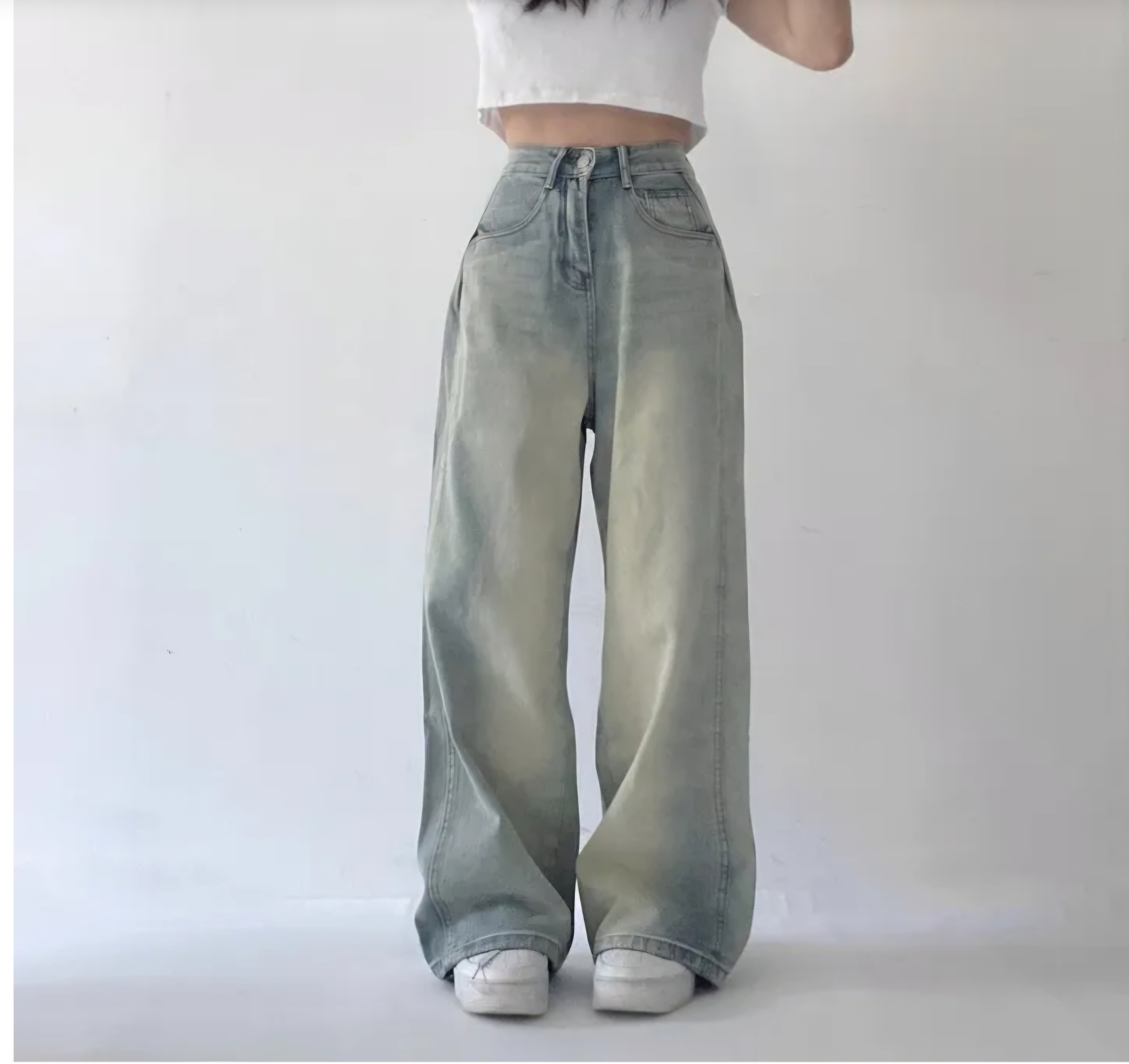 サイドタックボリュームアップデニムパンツ | 詳細画像13