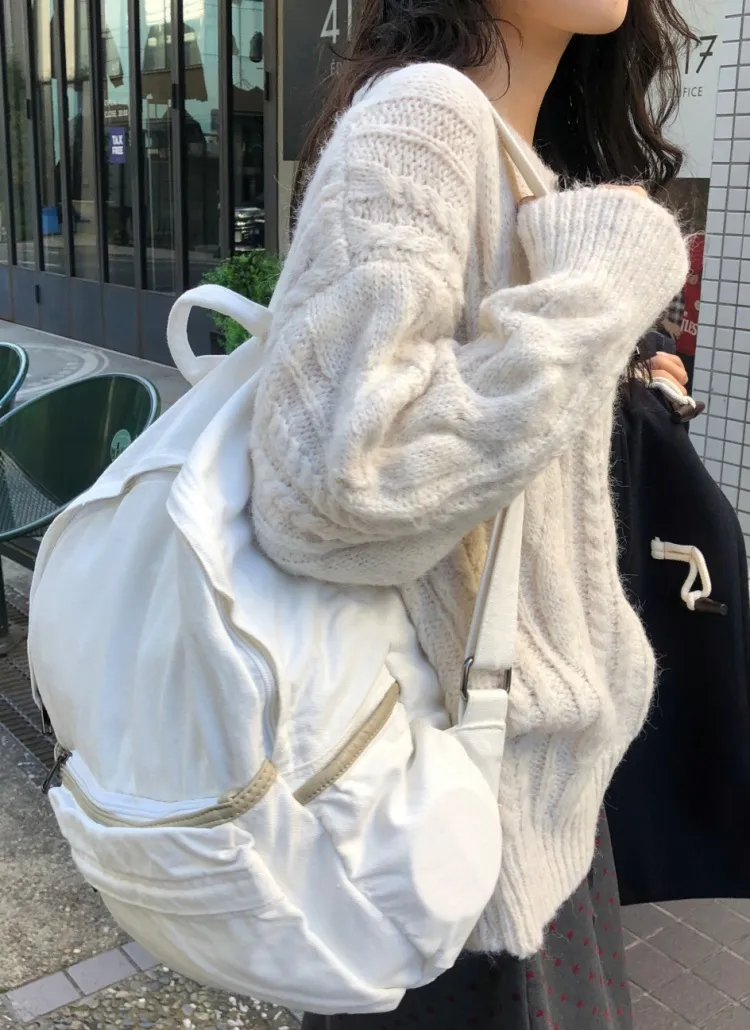 キャンバスバックパック | mandarinetree | 詳細画像1