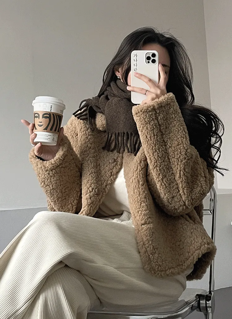 ルーズムートン風ジャケット | ganadaran | 詳細画像1