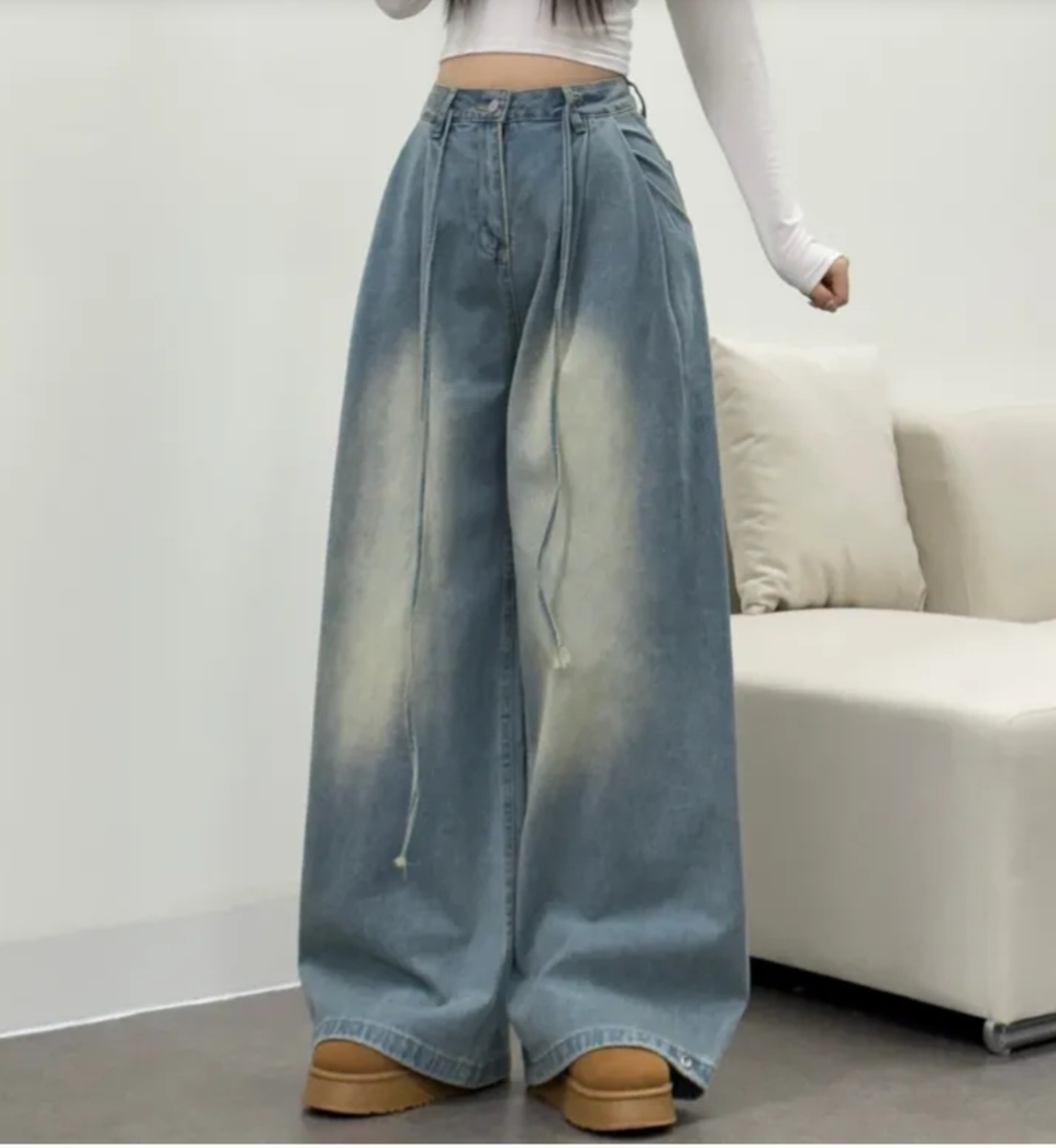 3TYPEドロストボタンヘムタックデニムパンツ | 詳細画像12