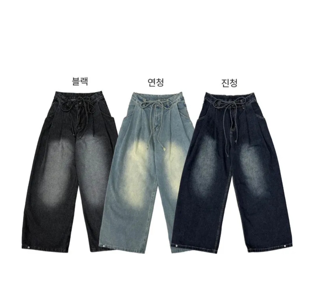 3TYPEドロストボタンヘムタックデニムパンツ | 詳細画像15