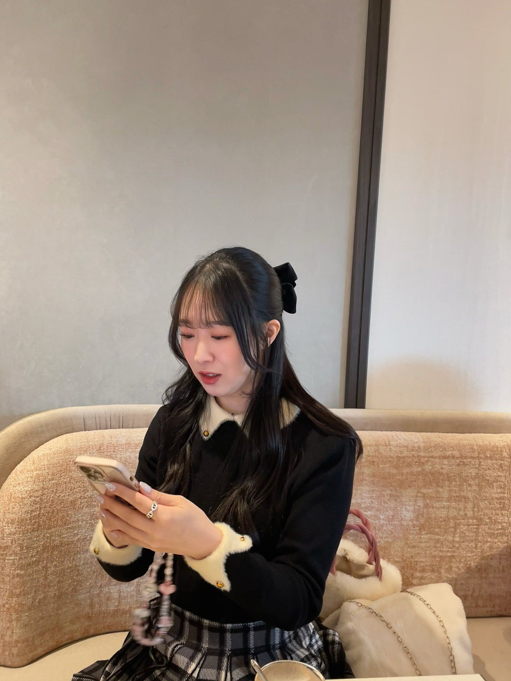 配色カラーファータッチニット | 詳細画像14