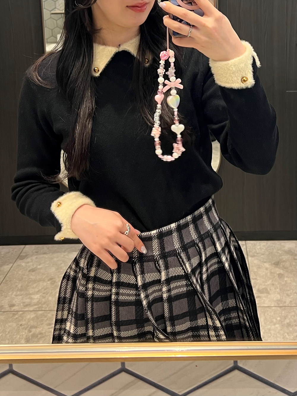 配色カラーファータッチニット | 詳細画像16