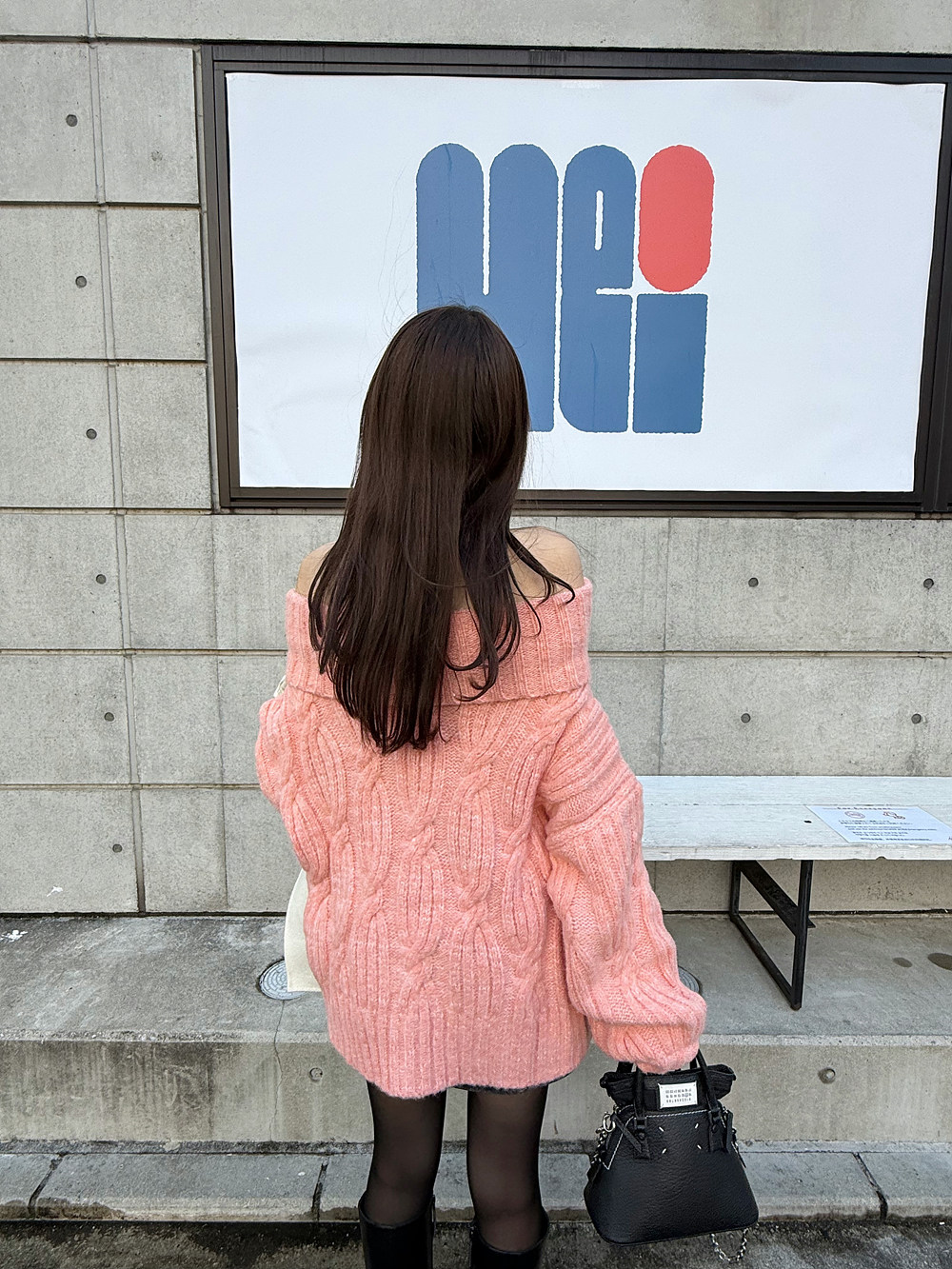 ウール混オフショルボリュームケーブルニット | 詳細画像6