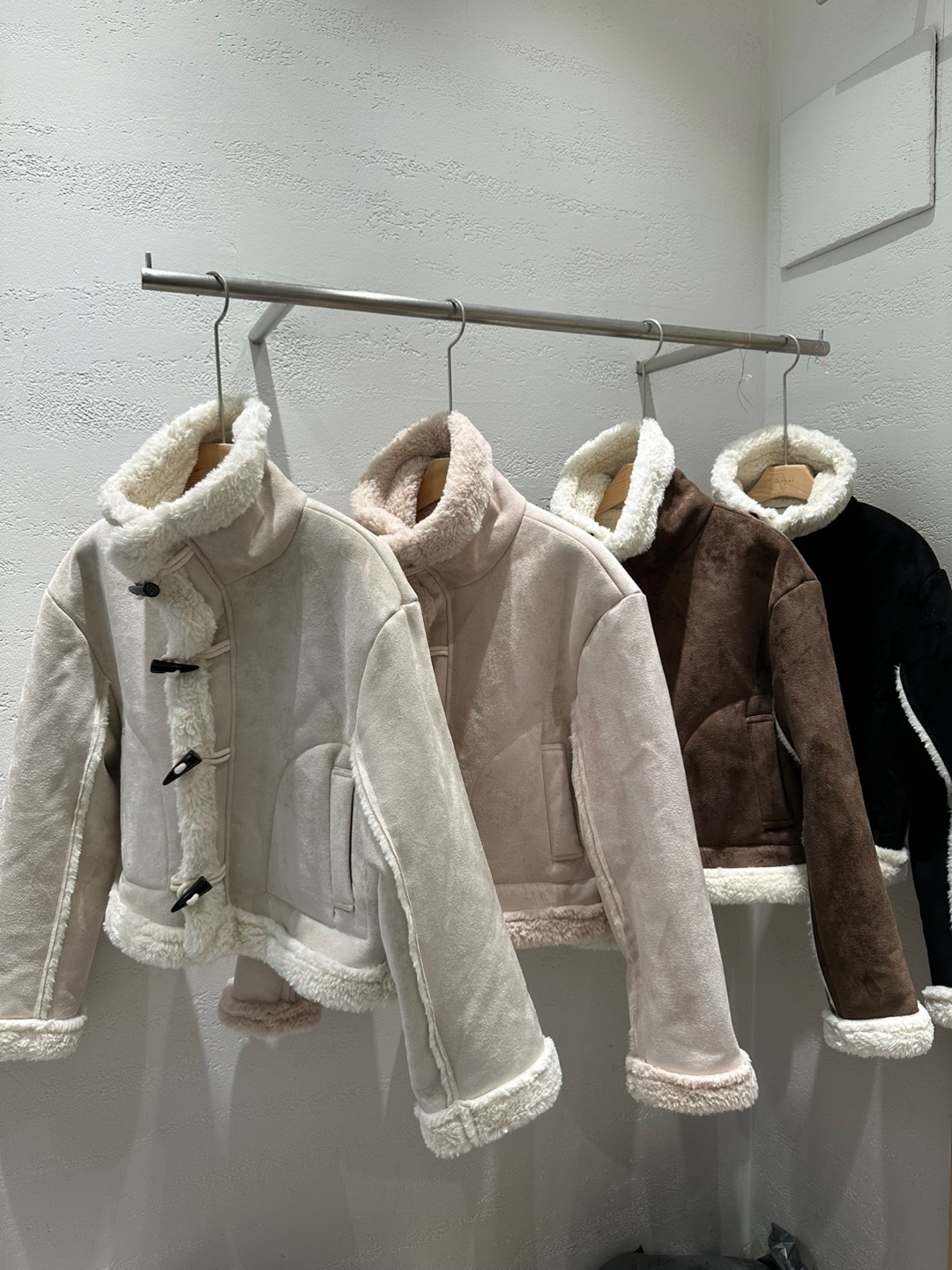 2WAYトグルボタンムートン調ジャケット | 詳細画像18