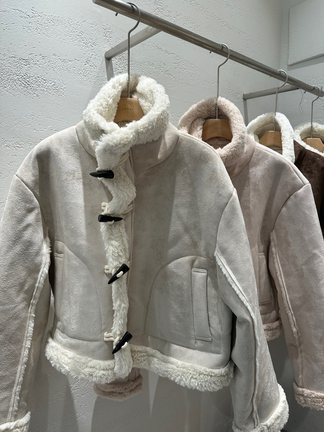 2WAYトグルボタンムートン調ジャケット | 詳細画像19