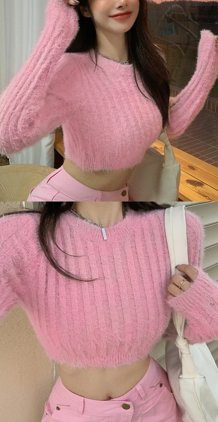 クロップドソフトリブスリムニット | 詳細画像16