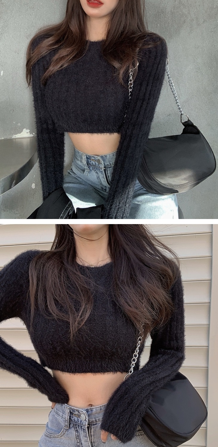 クロップドソフトリブスリムニット | 詳細画像18