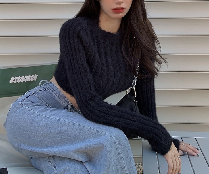 クロップドソフトリブスリムニット | 詳細画像20