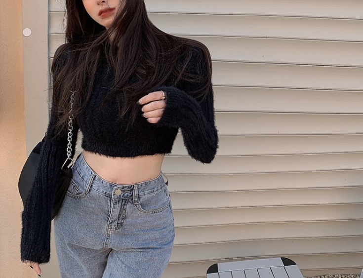 クロップドソフトリブスリムニット | 詳細画像21