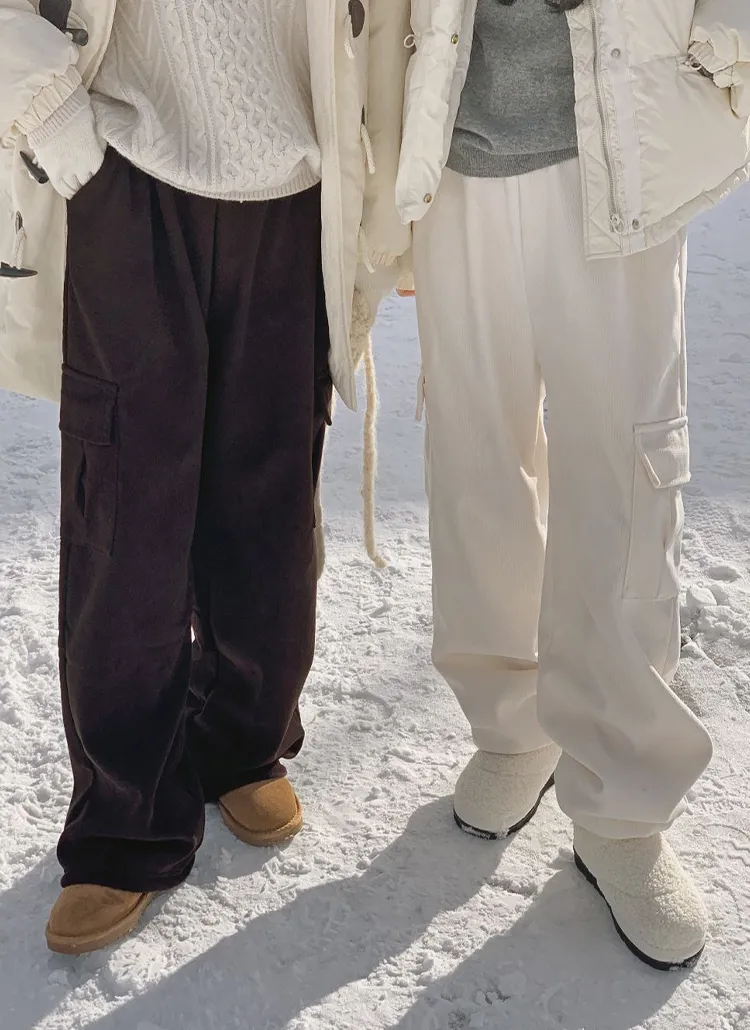 2WAY裏起毛コーデュロイカーゴパンツ | hotping | 詳細画像1