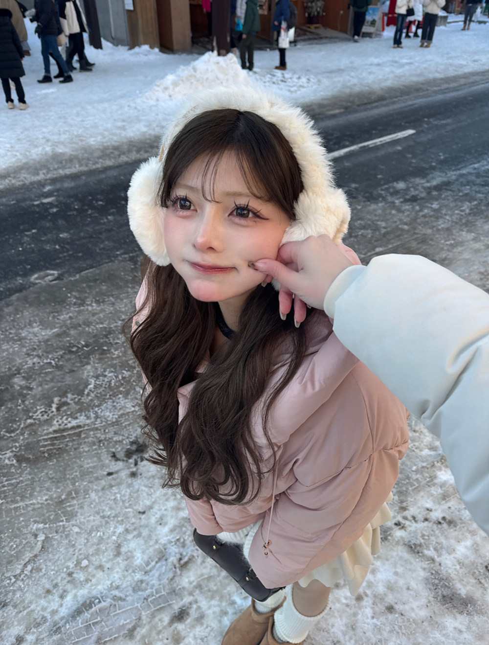 ウール混ムートンイヤーマフラー | 詳細画像6