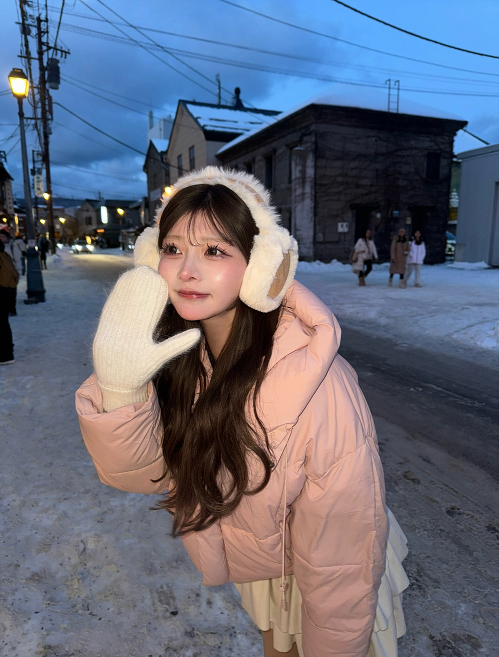 アンゴラ混ニットミトン手袋 | 詳細画像9