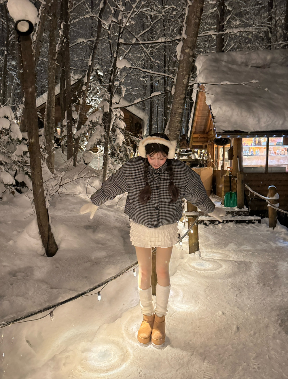 アンゴラ混ニットミトン手袋 | 詳細画像10