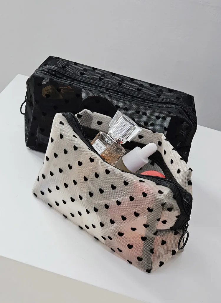 ハートドットメッシュポーチ | whosbag | 詳細画像1
