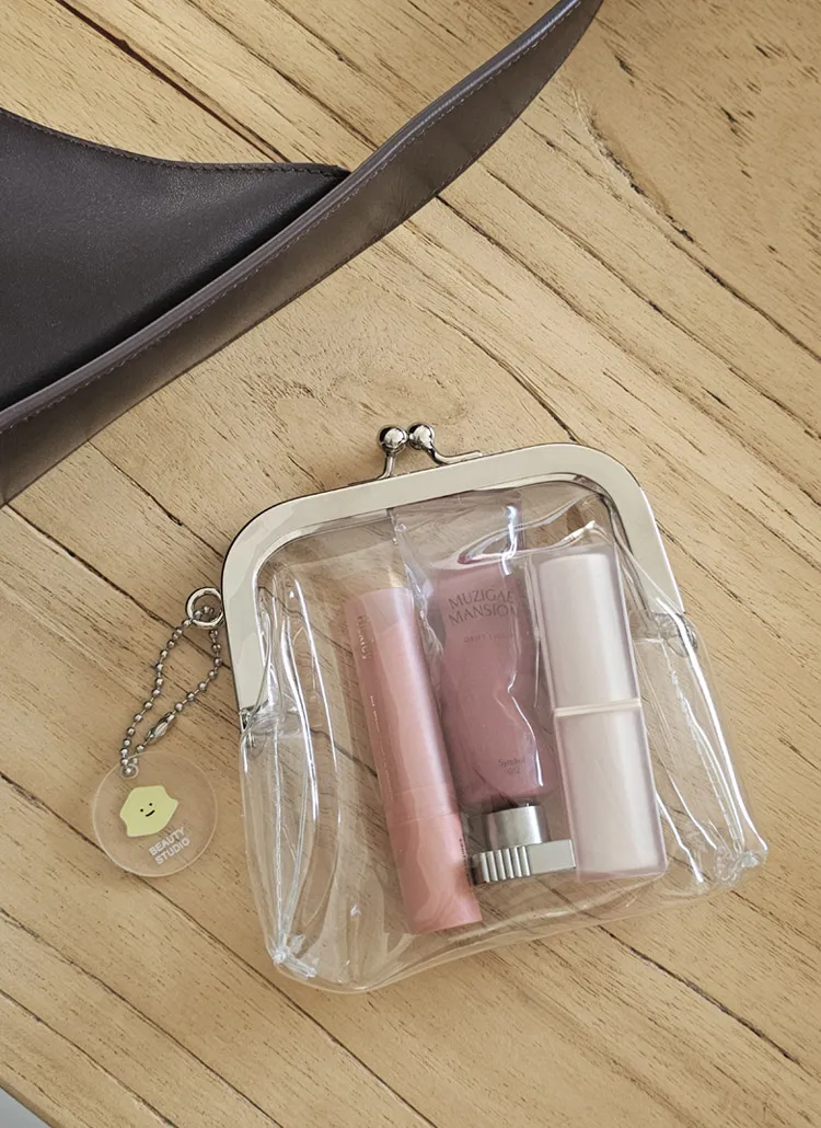 クリアがま口ポーチ | whosbag | 詳細画像1