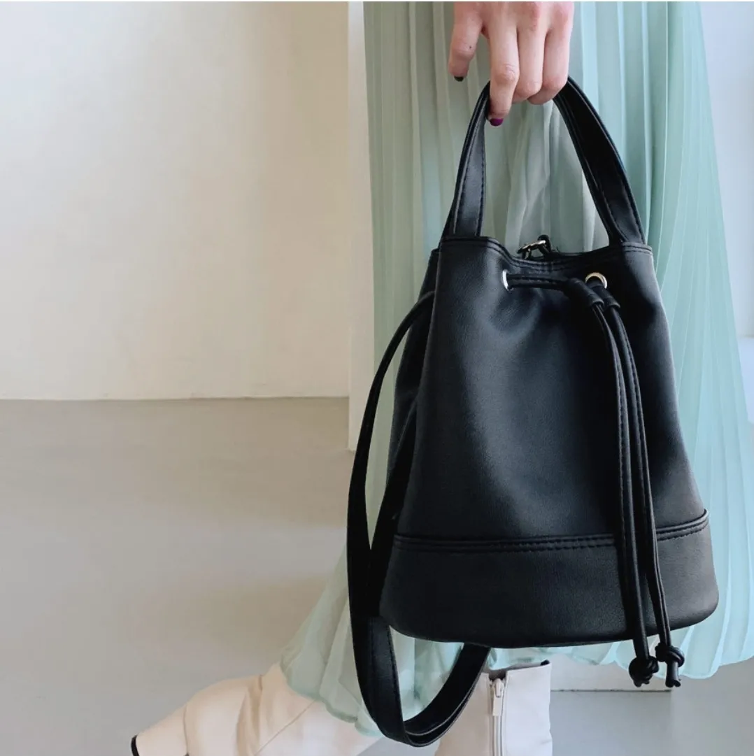 2WAYステッチバケットバッグ | 詳細画像1