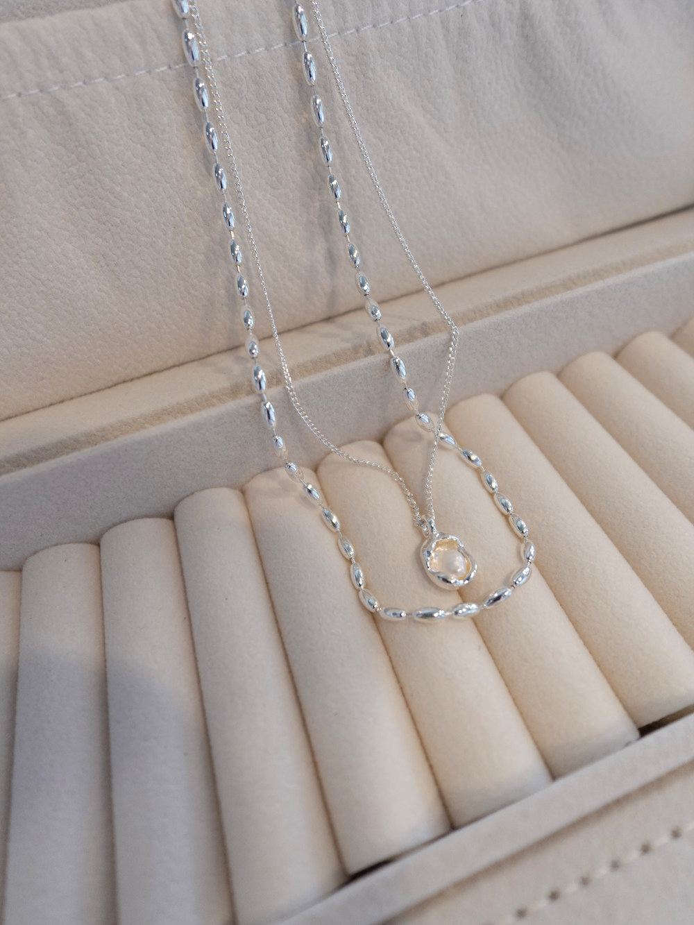 パール&チェーンネックレス2SET | 詳細画像3