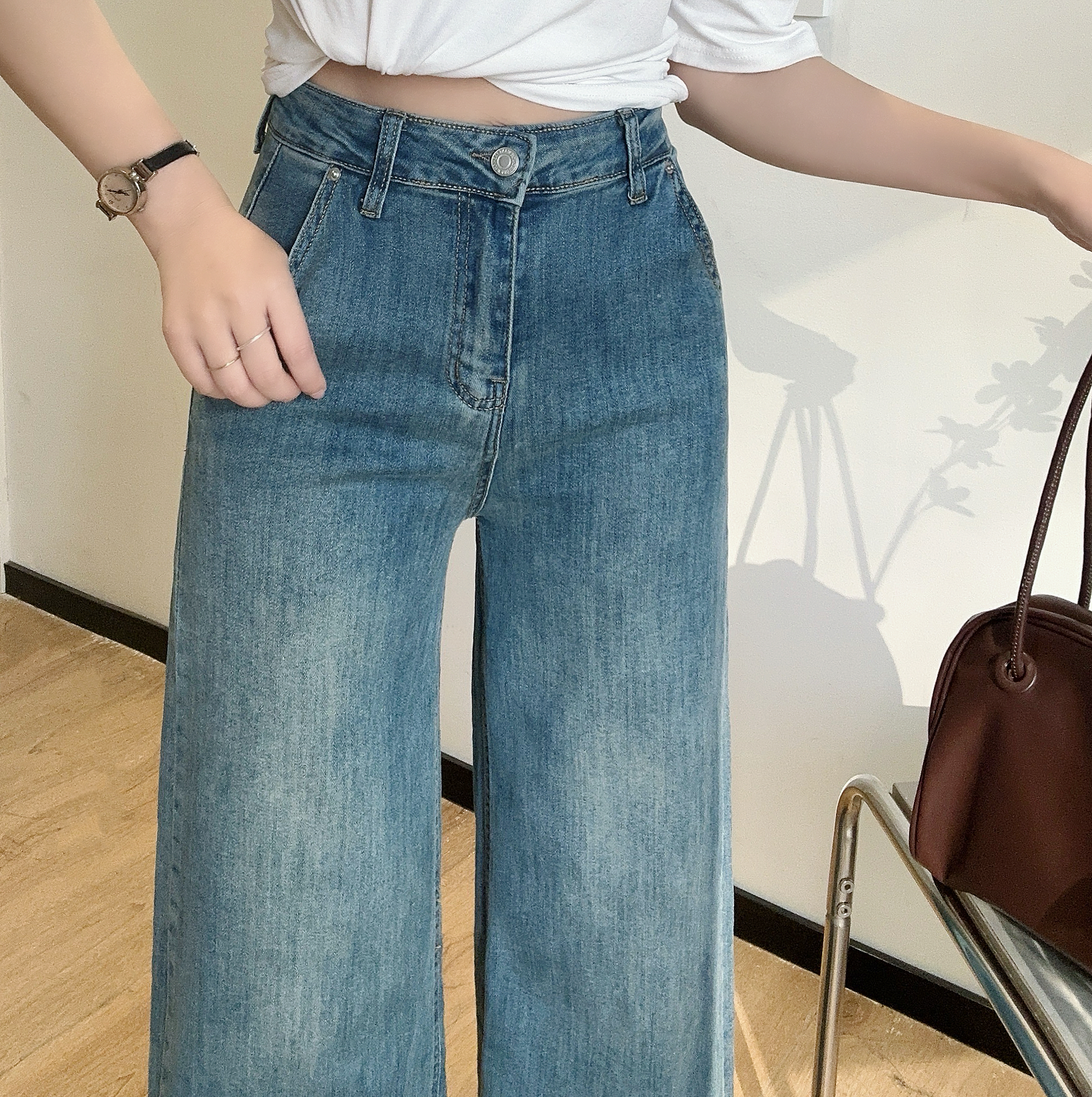ハイウエストワイドフレアデニムパンツ | 詳細画像6