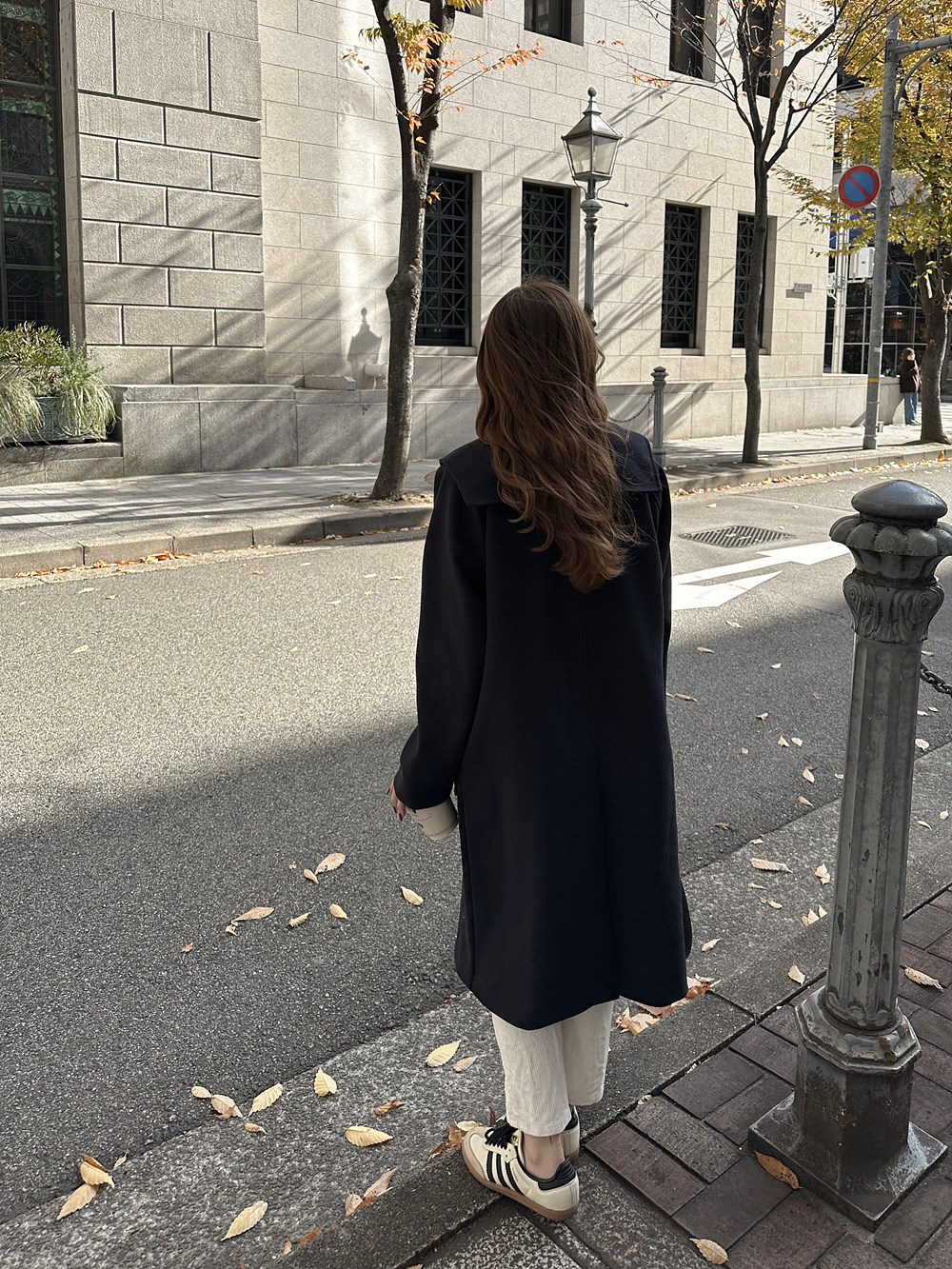 キルティング裏地ウール混ダッフルコート | レディースファッション