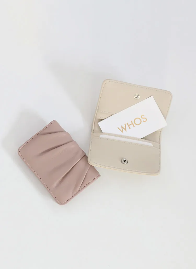 ギャザーステッチカードウォレット | whosbag | 詳細画像1