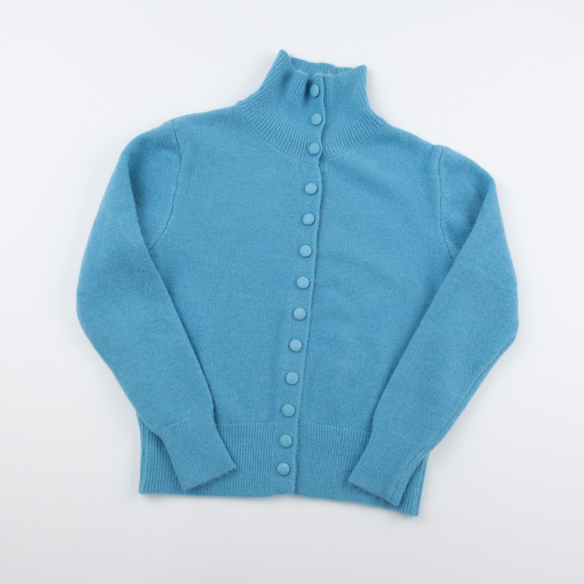 ハイネックくるみボタンニットカーディガン | 詳細画像15