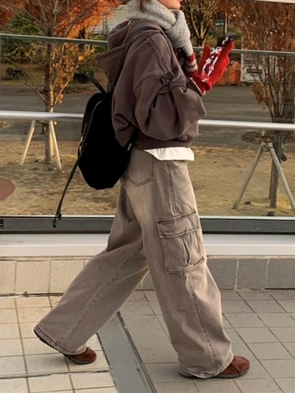 ドロストカーゴワイドデニムパンツ | 詳細画像4