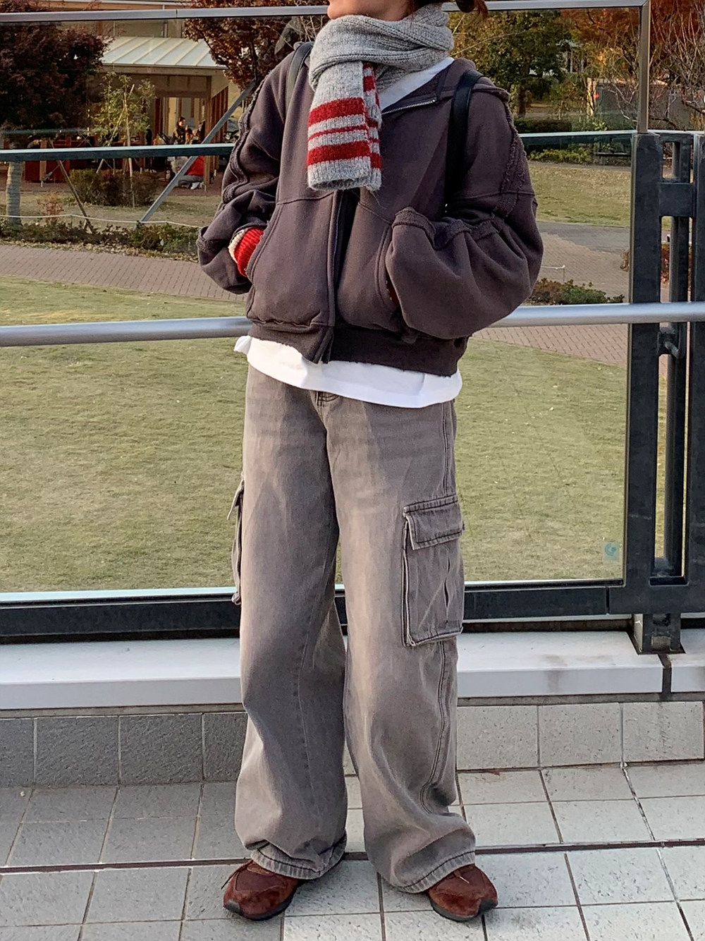 ドロストカーゴワイドデニムパンツ | 詳細画像8