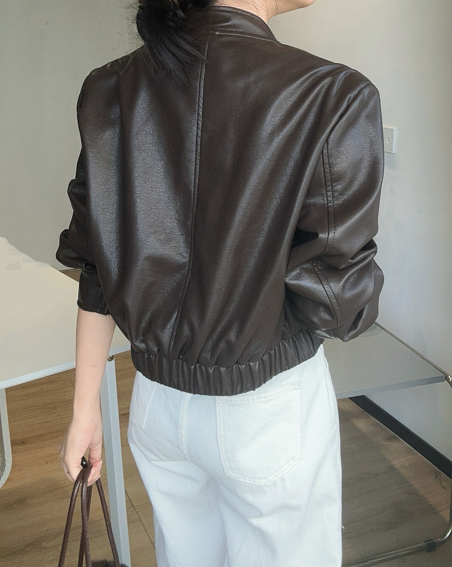 ジップポケットシングルライダースジャケット | 詳細画像10