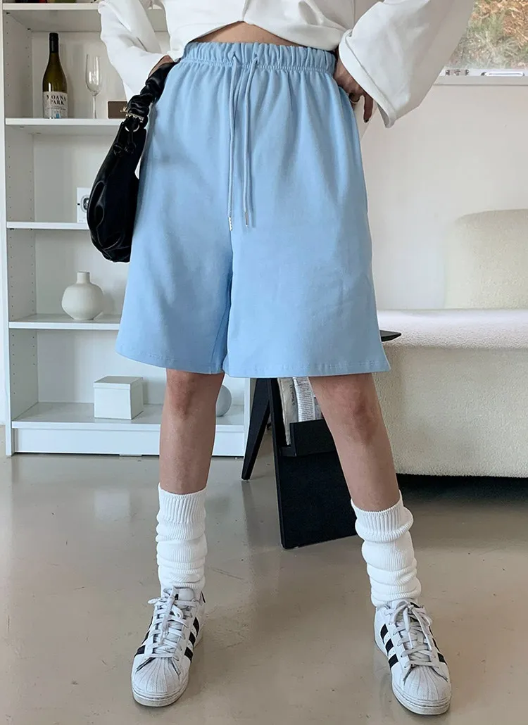 裏起毛ドロストスウェットハーフパンツ | 詳細画像1