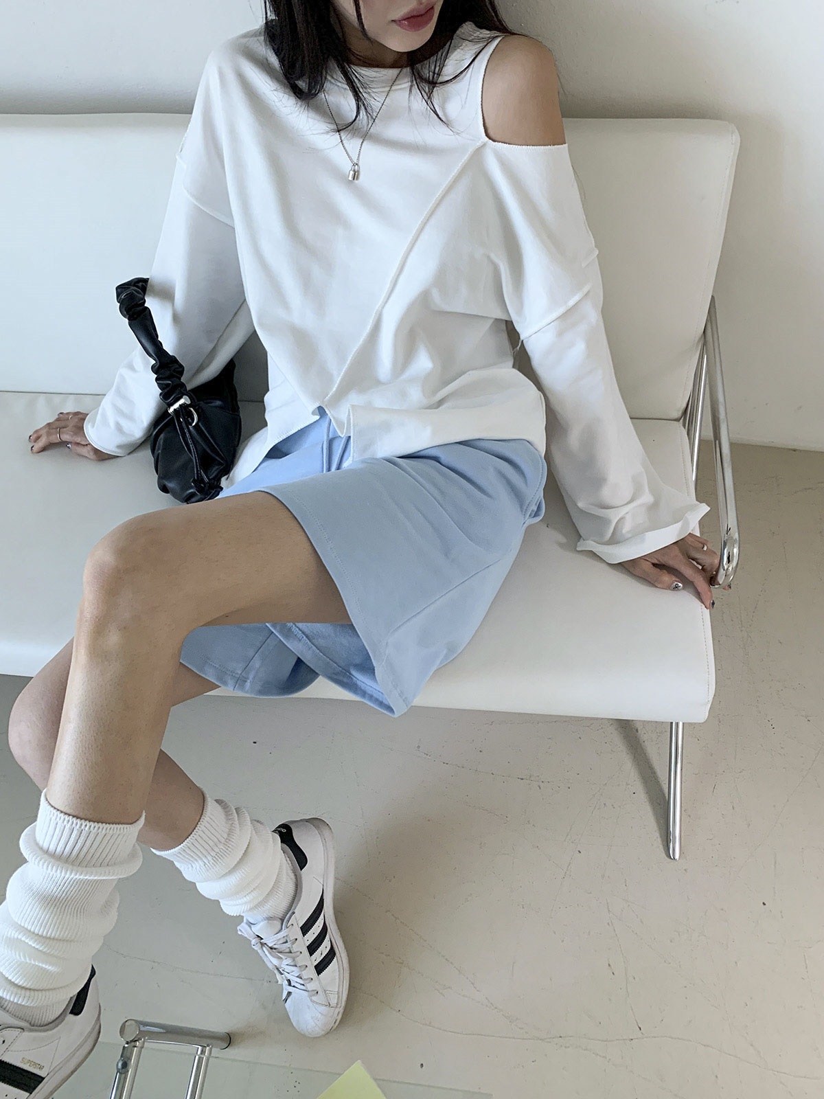 裏起毛ドロストスウェットハーフパンツ | 詳細画像4