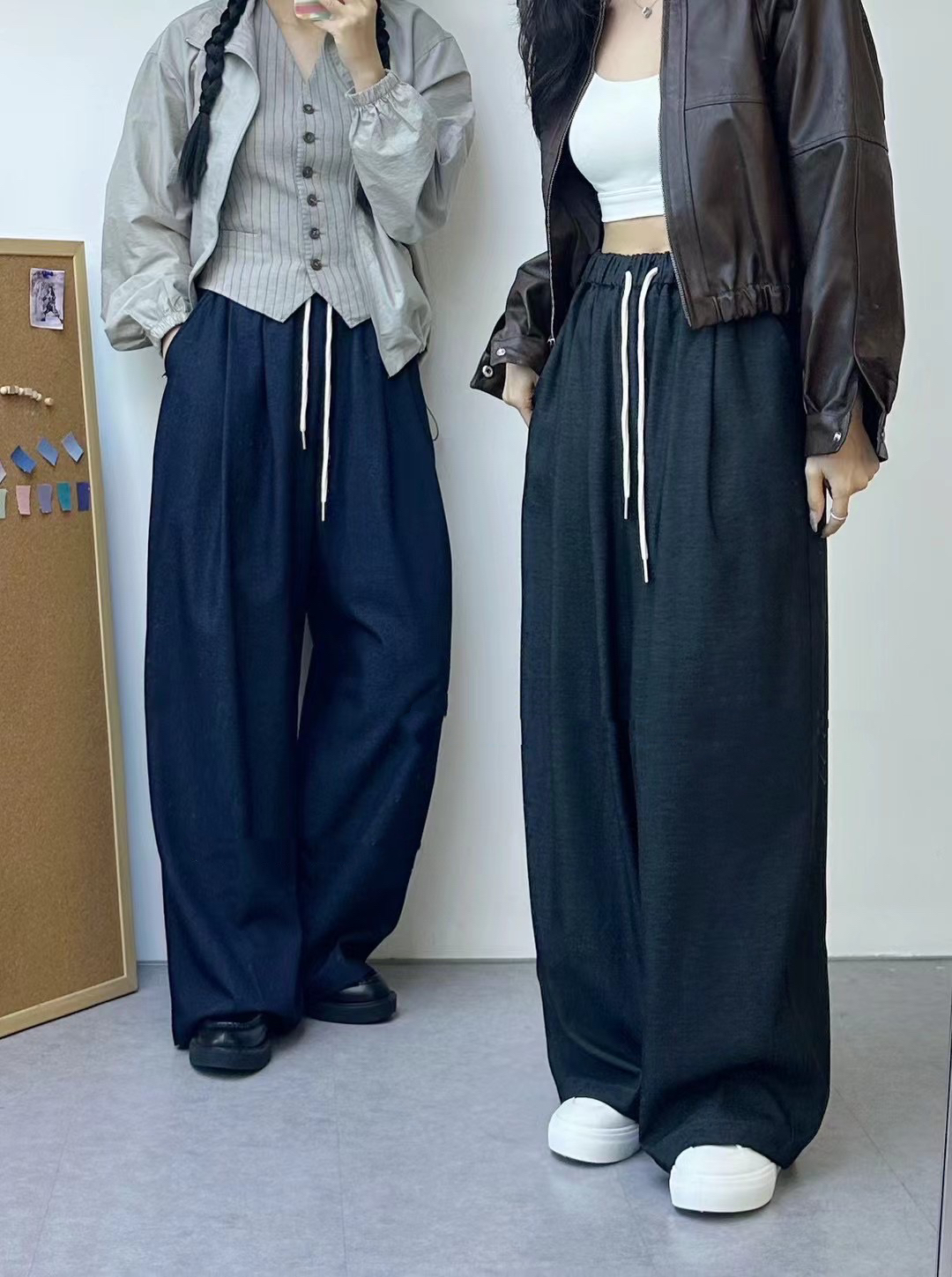 ドロストタックワイドデニムパンツ | 詳細画像11