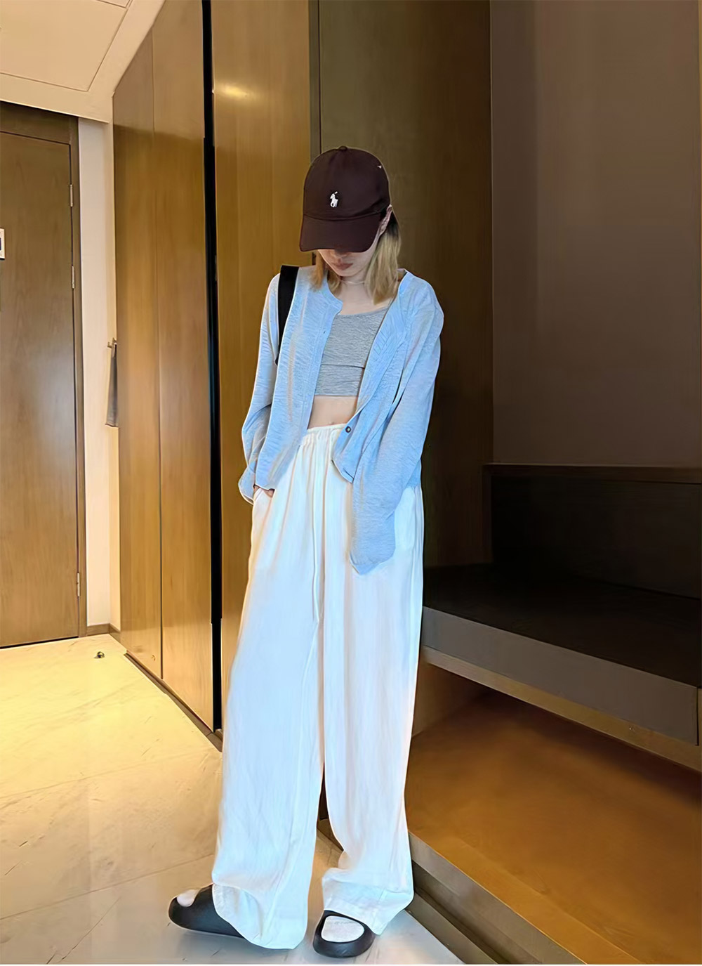 ドロストタックワイドデニムパンツ | 詳細画像2