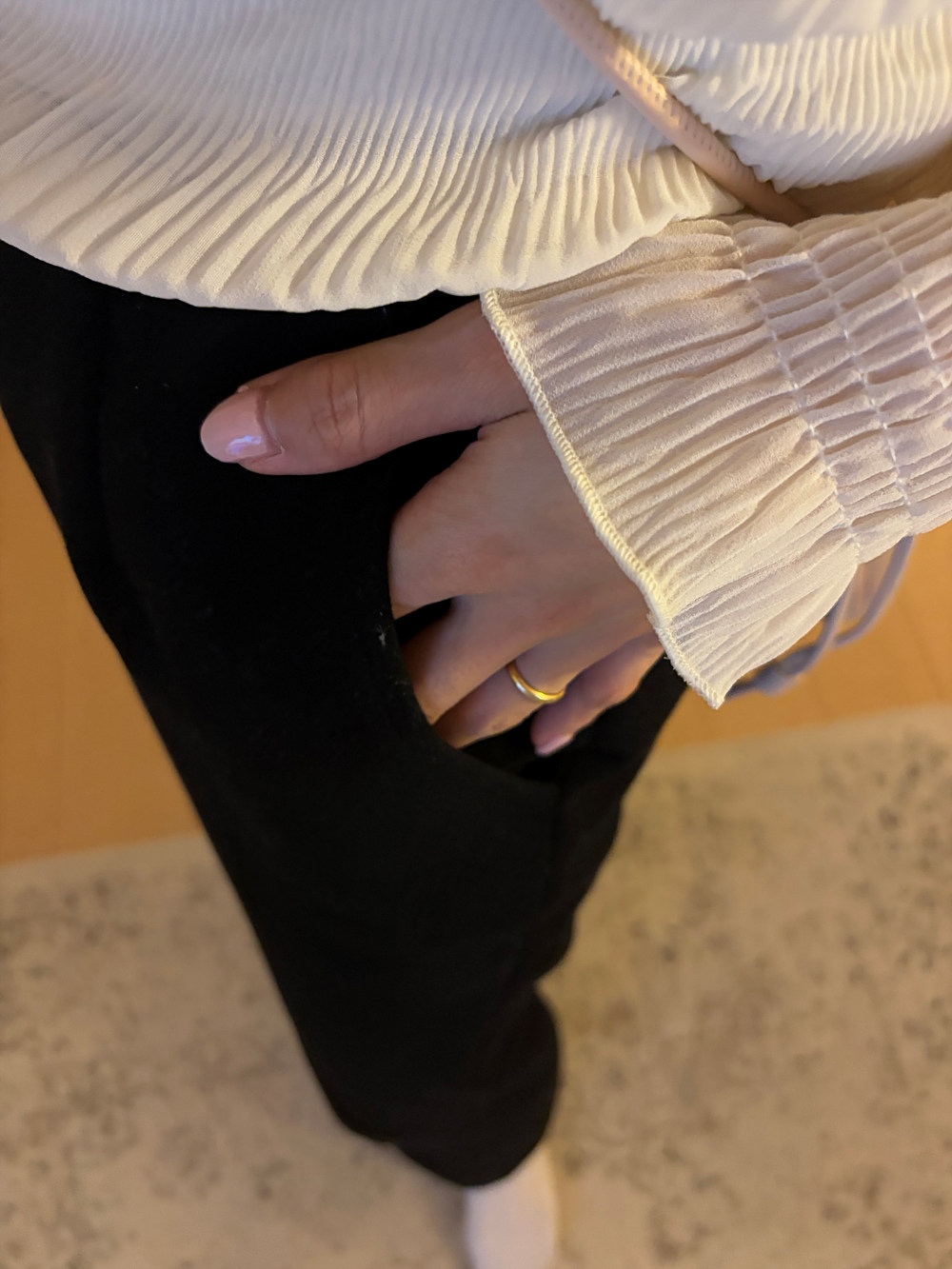 裏起毛イージーストレートパンツ | 詳細画像15