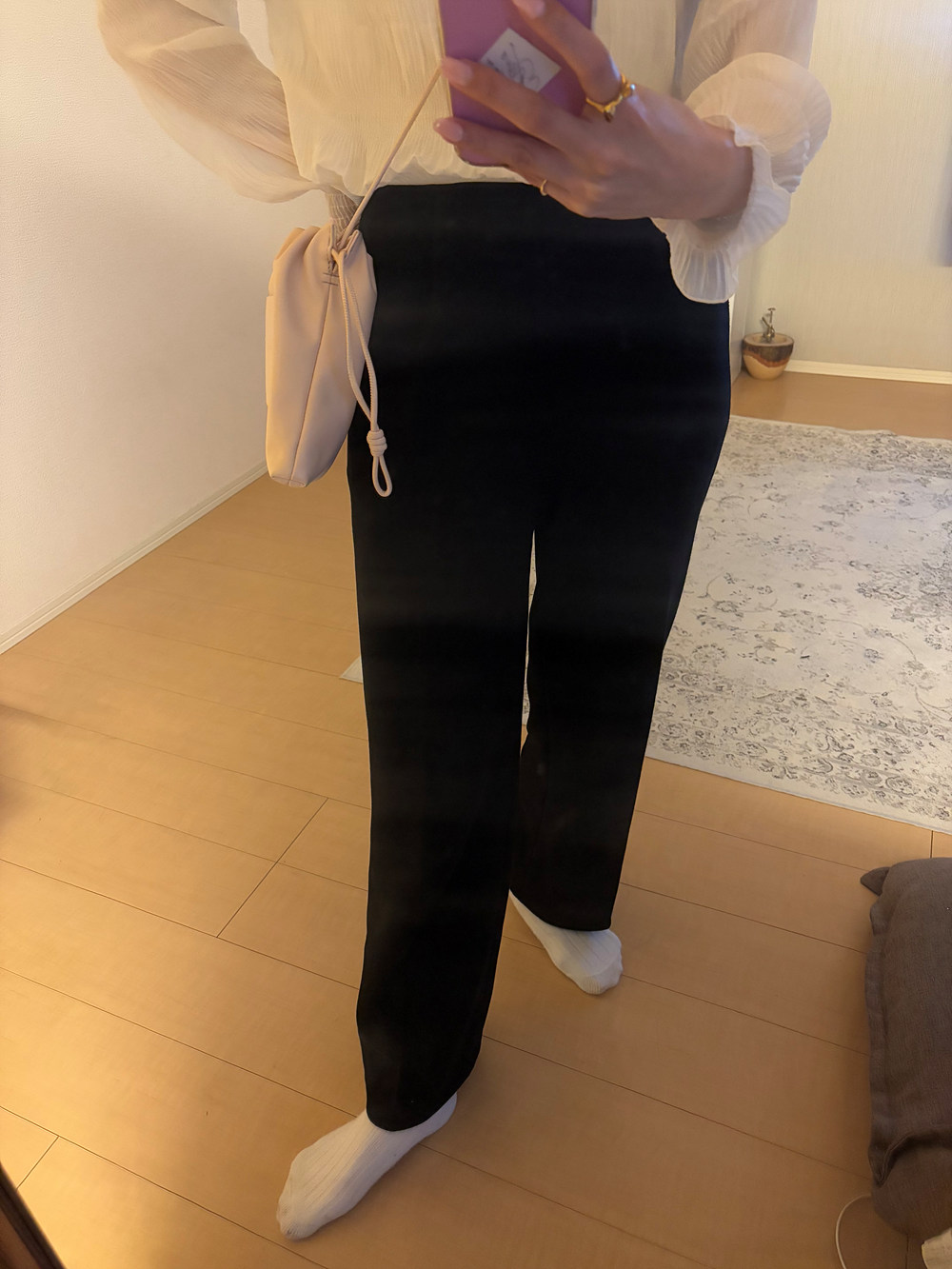 裏起毛イージーストレートパンツ | 詳細画像16