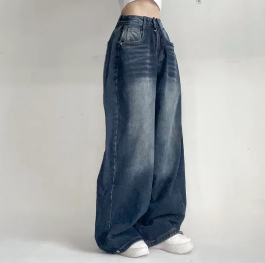 ボタンへヘムサイドタックワイドデニムパンツ | 詳細画像6