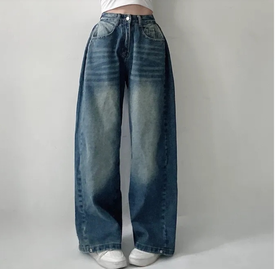 ボタンへヘムサイドタックワイドデニムパンツ | 詳細画像10
