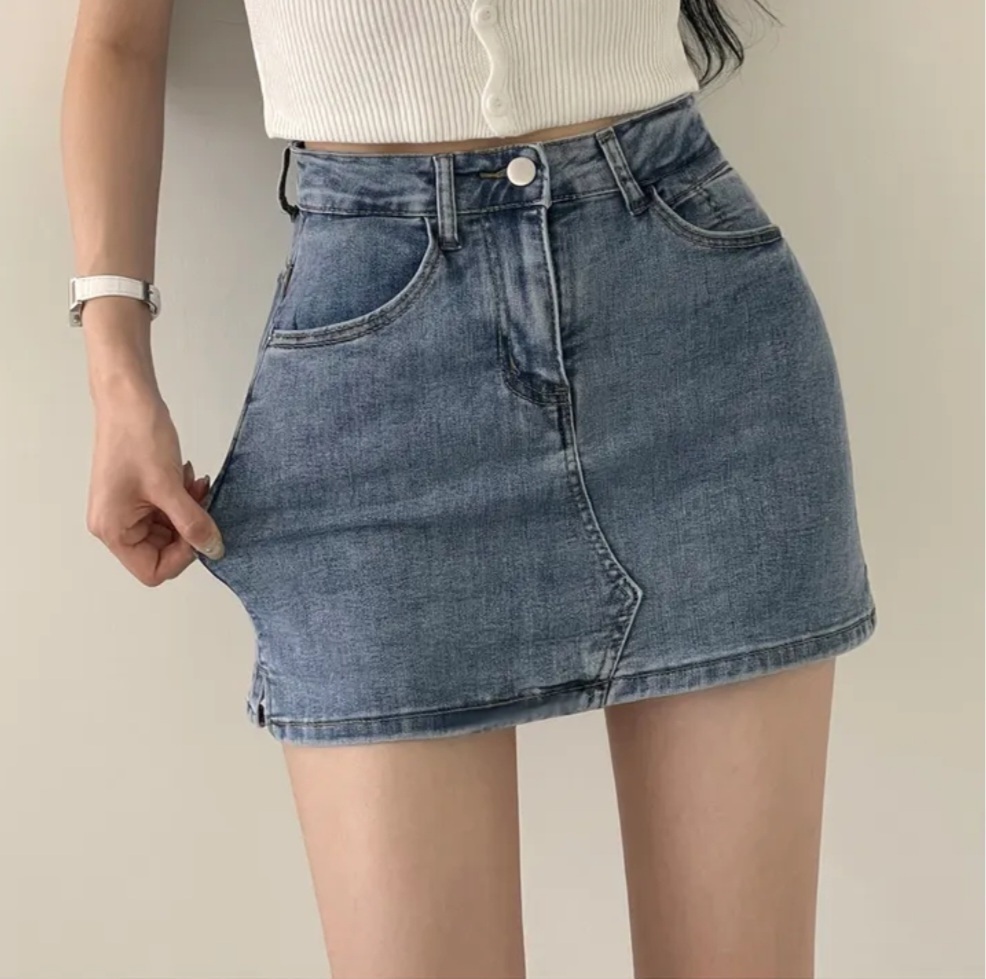 デニムキュロットショートパンツ | 詳細画像7