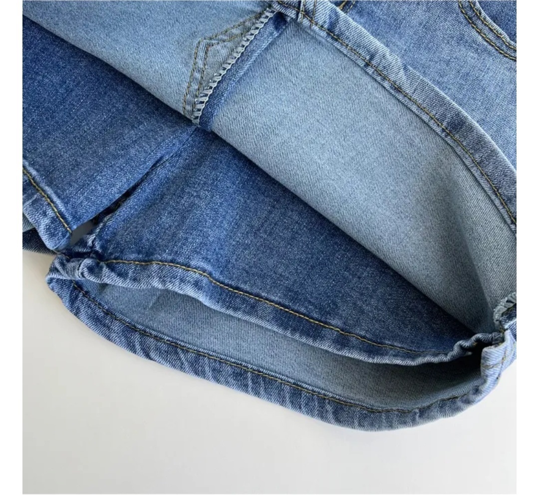 デニムキュロットショートパンツ | 詳細画像12