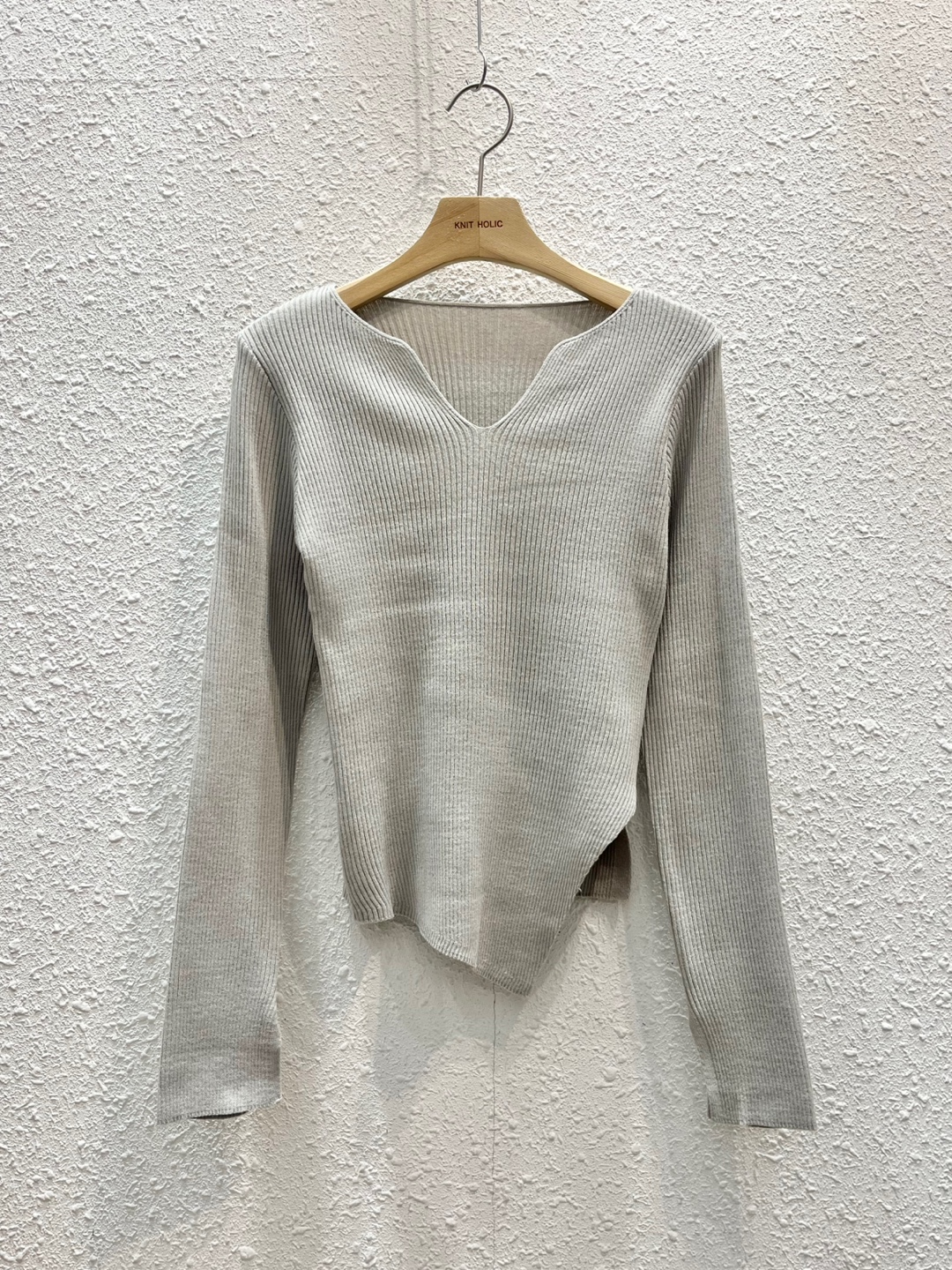 キーネックスリットリブニット | 詳細画像12