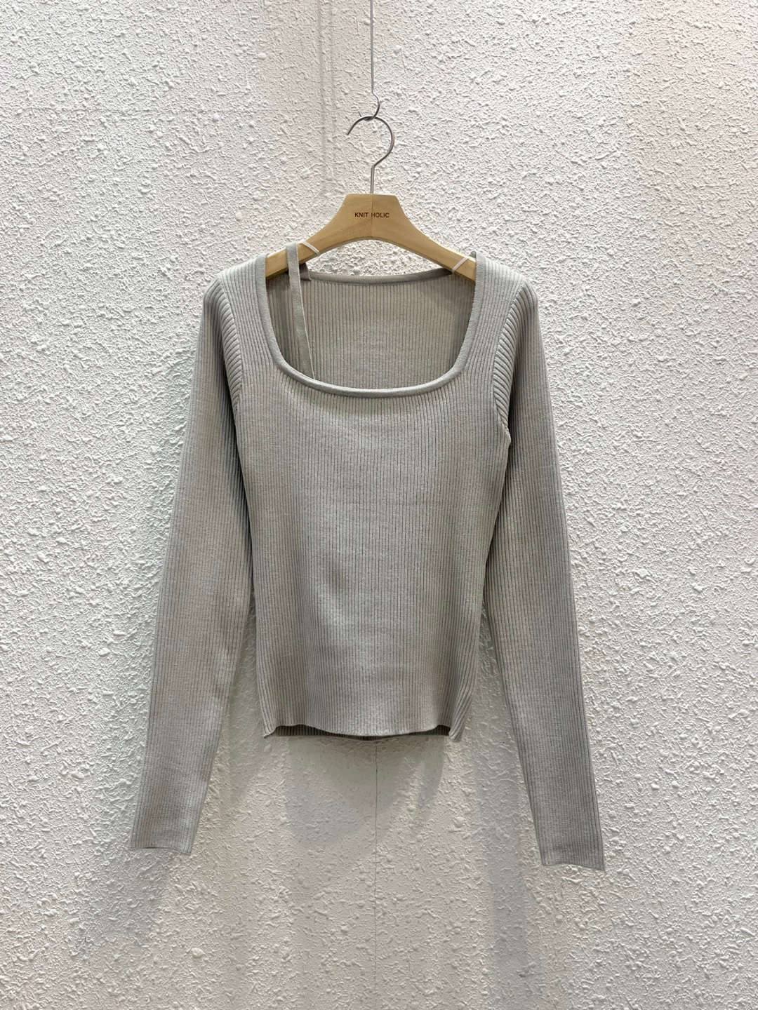 ストラップスクエアネックリブニット | 詳細画像12