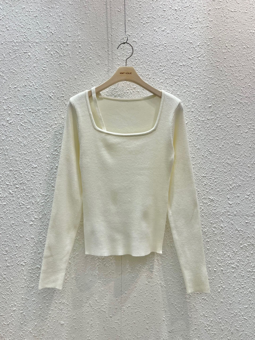 ストラップスクエアネックリブニット | 詳細画像15