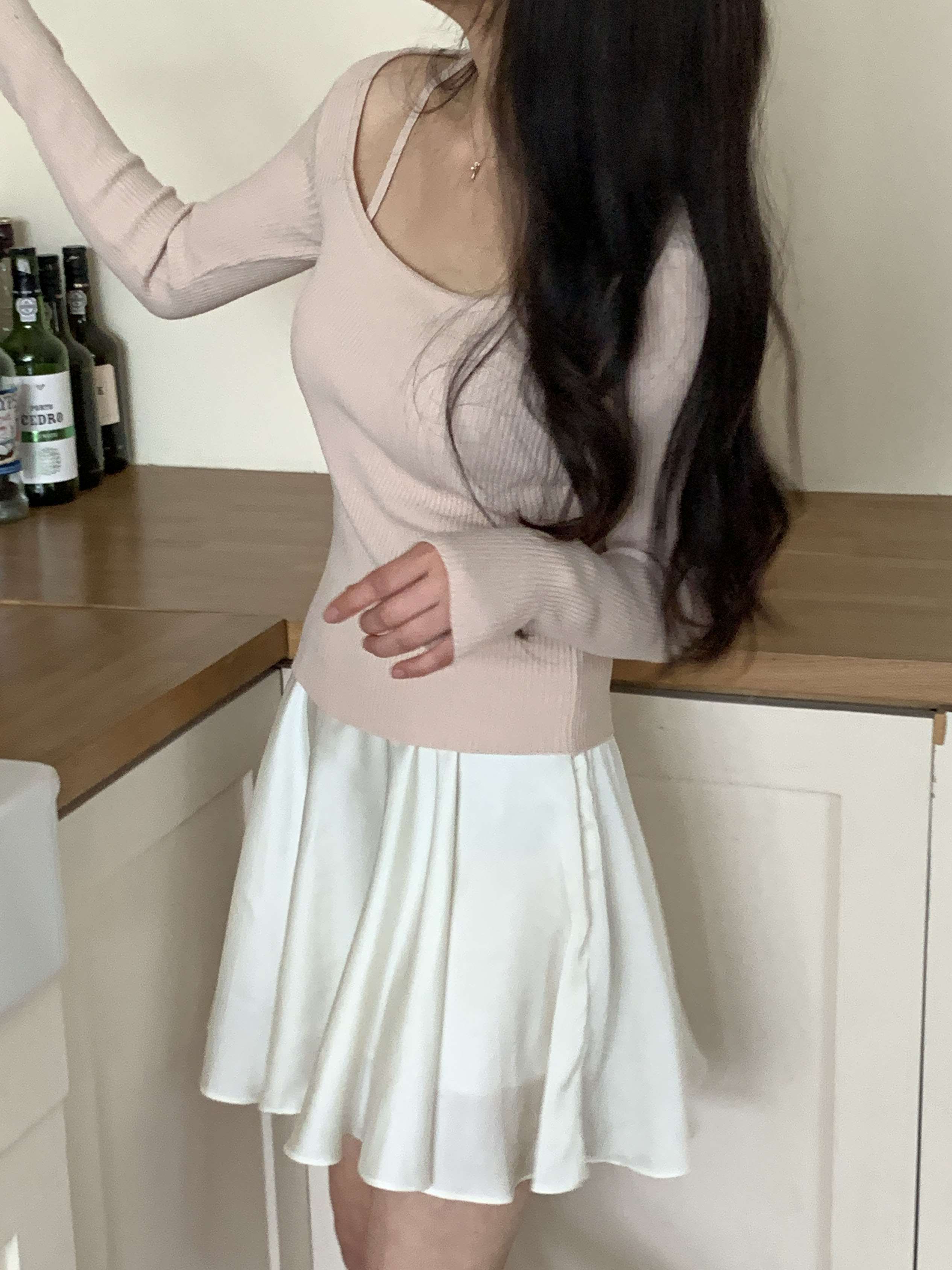 ストラップスクエアネックリブニット | 詳細画像8